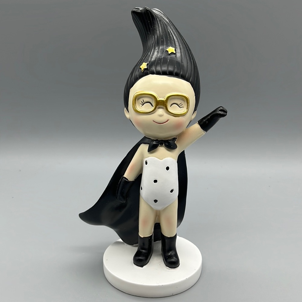 Flying girl with cap cute girl figure